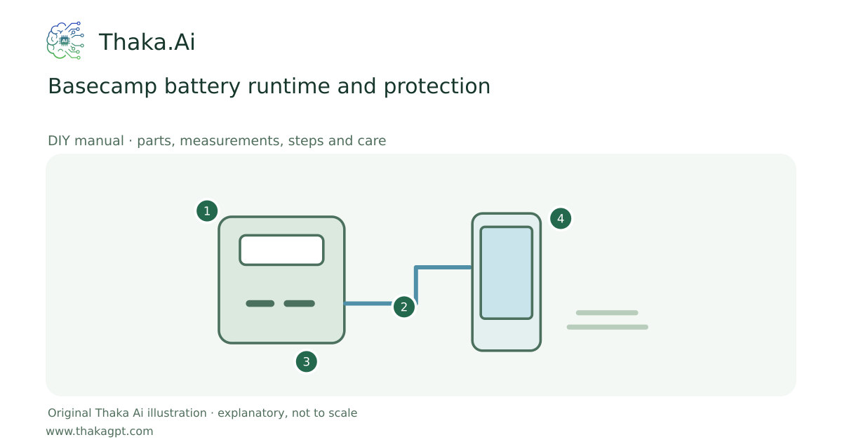 Basecamp battery runtime and protection