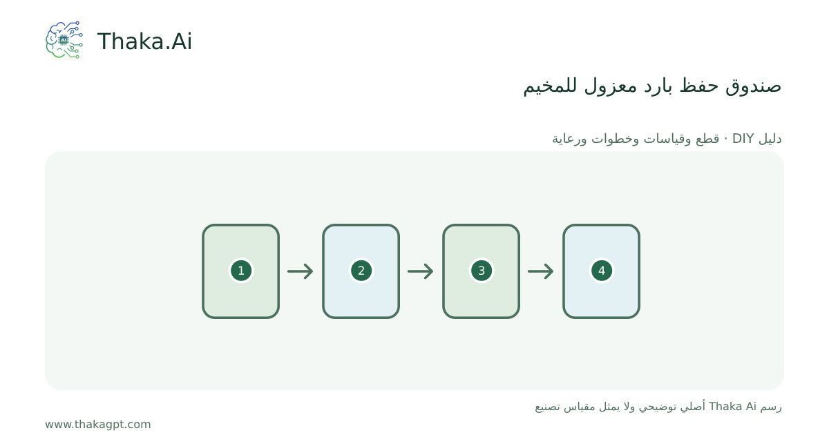 صندوق حفظ بارد معزول للمخيم