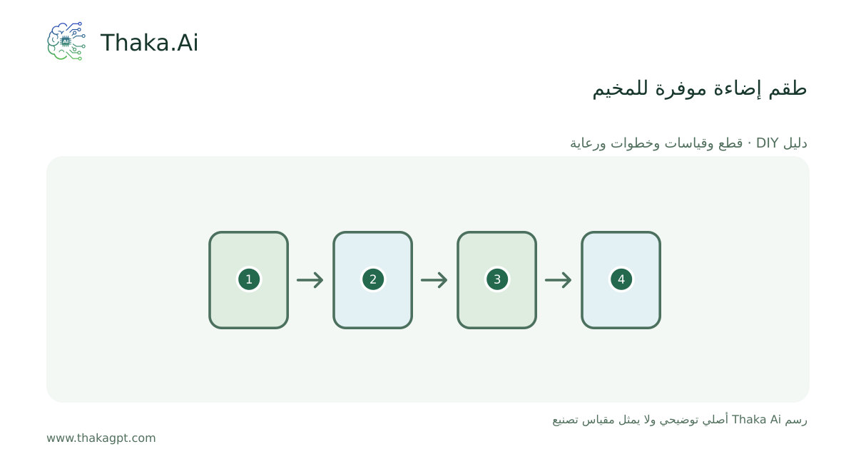 طقم إضاءة موفرة للمخيم