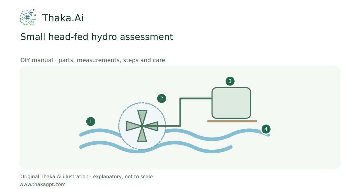 Small head-fed hydro assessment