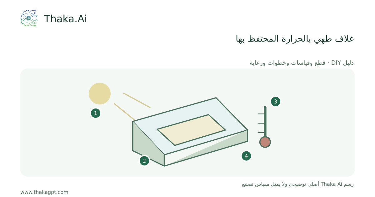 غلاف طهي بالحرارة المحتفظ بها