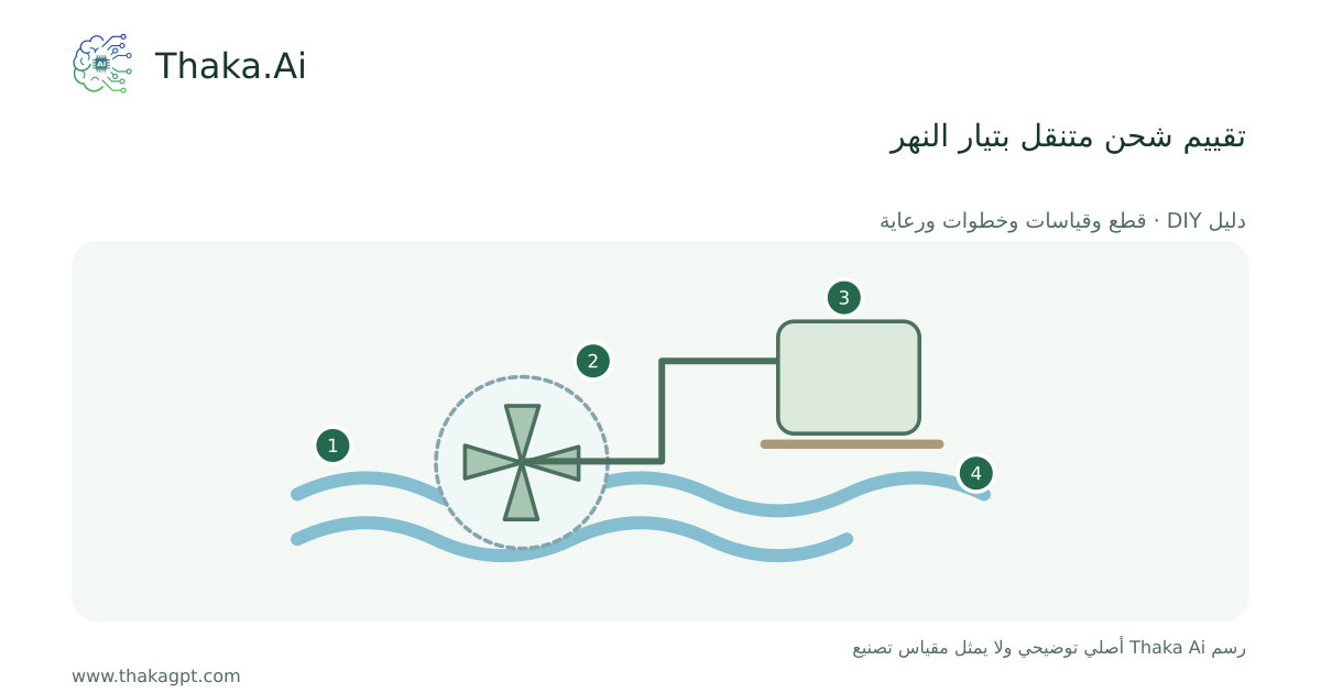 تقييم شحن متنقل بتيار النهر