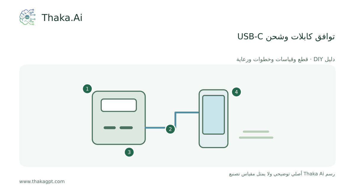 توافق كابلات وشحن USB-C