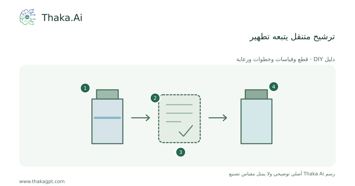 ترشيح متنقل يتبعه تطهير