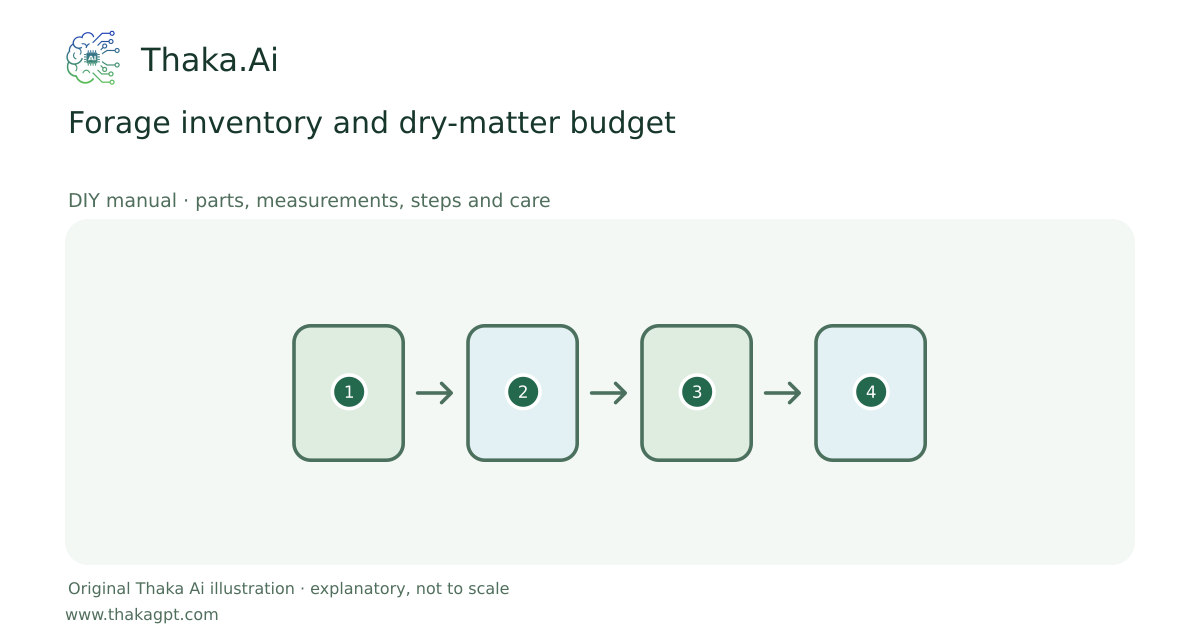 Forage inventory and dry-matter budget