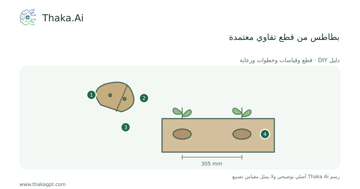 بطاطس من قطع تقاوي معتمدة