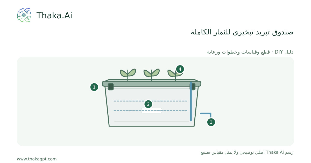 صندوق تبريد تبخيري للثمار الكاملة