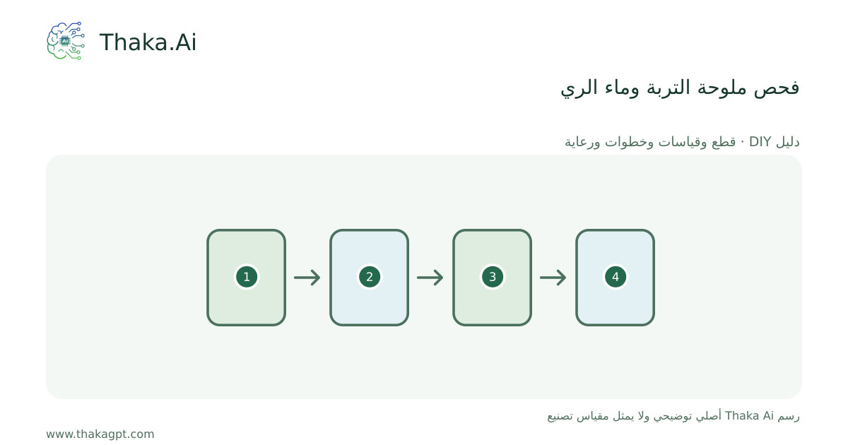 فحص ملوحة التربة وماء الري