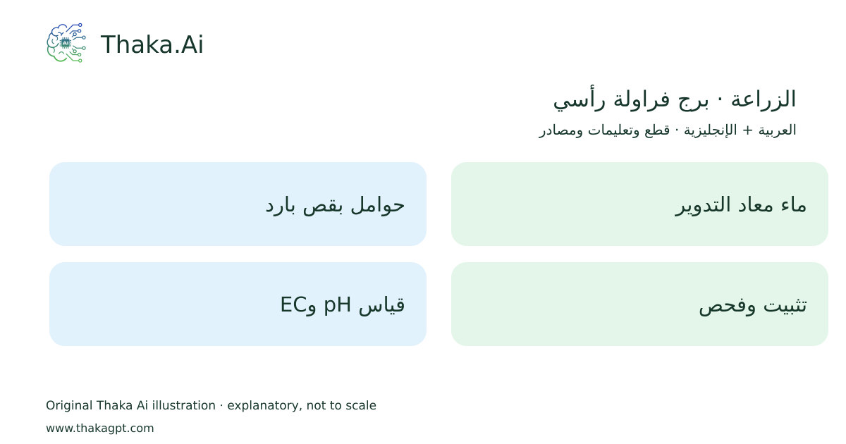 الزراعة · برج فراولة رأسي